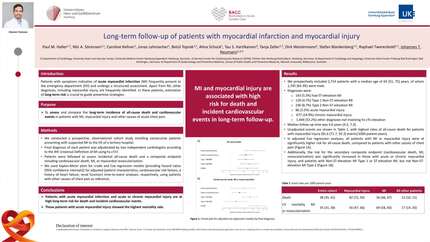 Long-term follow-up of patients with myocardial infarction and myocardial injury