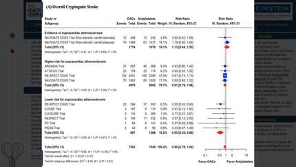 Oral anticoagulants or antiplatelets for cryptogenic stroke: a systematic review and meta-analysis