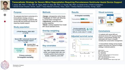 Transcatheter strategy for severe mitral regurgitation requiring percutaneous ventricular assist device support 