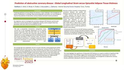 Prediction of obstructive coronary disease : global longitudinal strain versus epicardial adipose tissue thickness