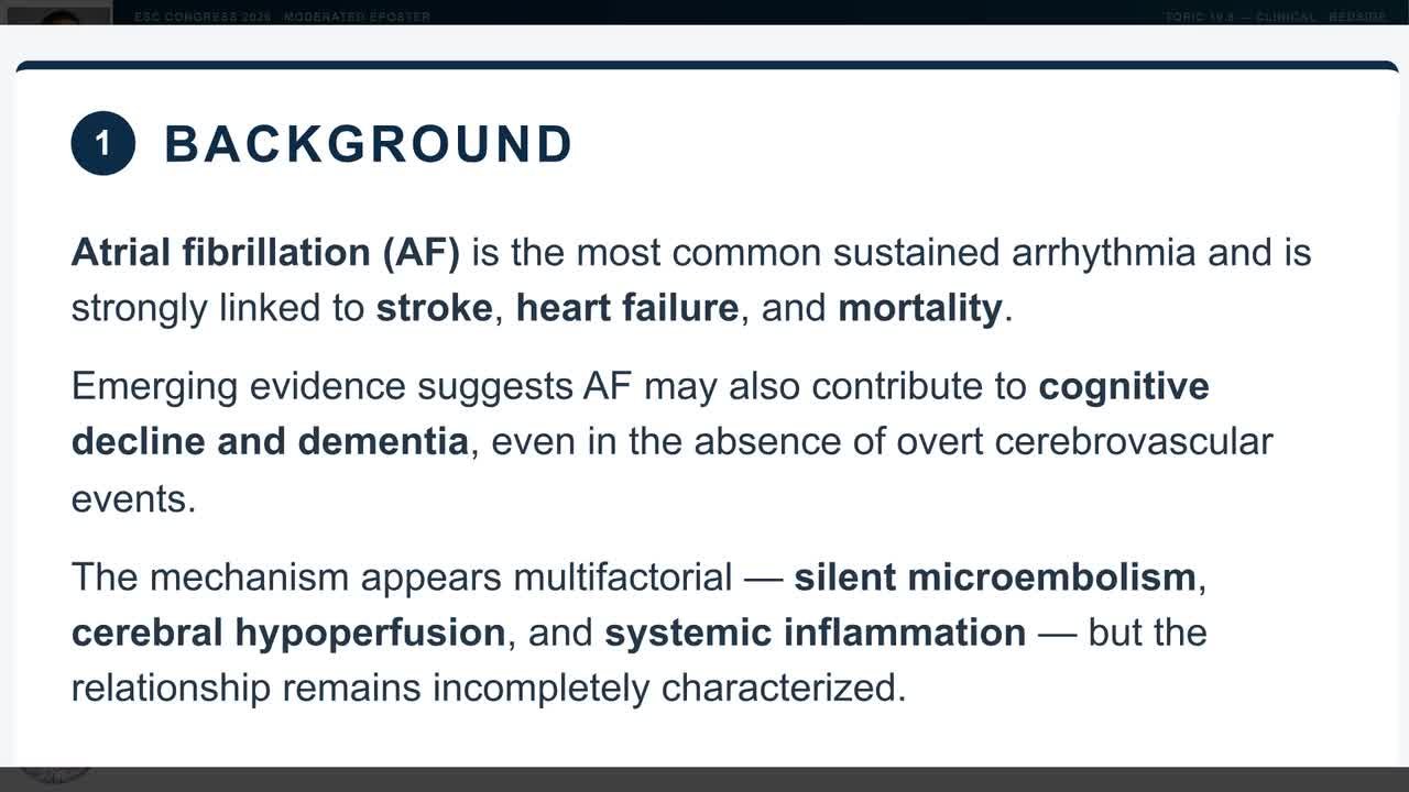 Atrial fibrillation as an independent predictor of cognitive decline: a national inpatient sample analysis