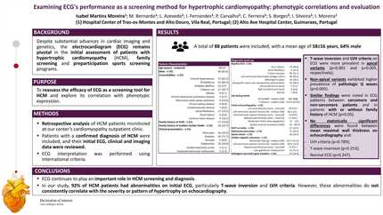 Examining ECG's performance as a screening method for hypertrophic cardiomyopathy: phenotypic correlations and evaluation