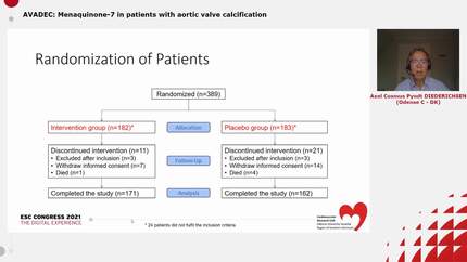 AVADEC: Menaquinone-7 in patients with aortic valve calcification