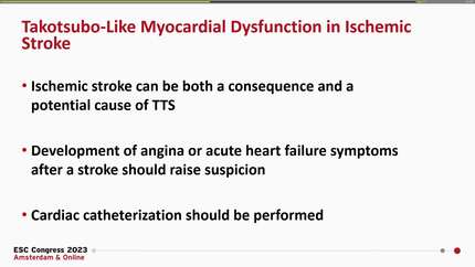 A case of simultaneous acute cardio-cerebral infarctation and Takotsubo cardiomyopathy