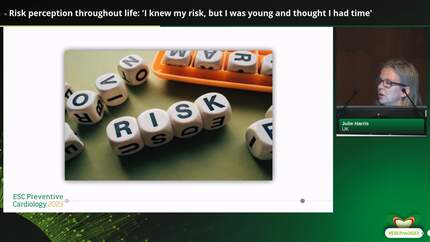 Risk perception throughout life: 'I knew my risk, but I was young and thought I had time'