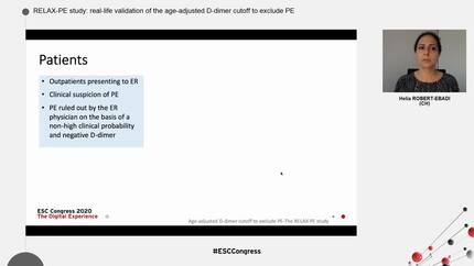 RELAX-PE study: real-life validation of the age-adjusted D-dimer cutoff to exclude PE