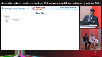 Correlation between short-term quality of life improvement and clinical outcomes - a post-hoc ISCHEMIA trial analysis
