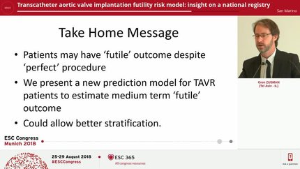 Transcatheter aortic valve implantation futility risk model: insight on a national registry