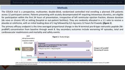 Rationale and design of a randomized double-blind trial to study the benefit of colchicine in patients with acutely decompensated heart failure: COLICA trial.