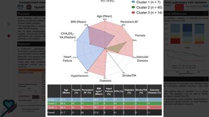 Unsupervised machine learning of multimodal data to identify atrial fibrillation subgroups likely to benefit from pulmonary vein isolation