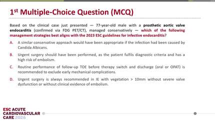 What the eye does not see, the heart does grieve over: prosthetic valve endocarditis under antibiotic therapy complicated by acute valve dysfunction
