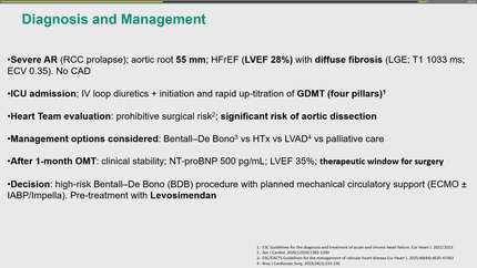 From inoperable to operable: the importance of optimal medical therapy before high-risk Bentall–De Bono surgery