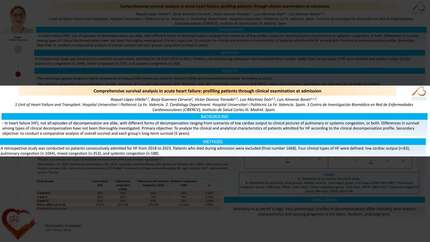 Comprehensive survival analysis in acute heart failure: profiling patients through clinical examination at admission