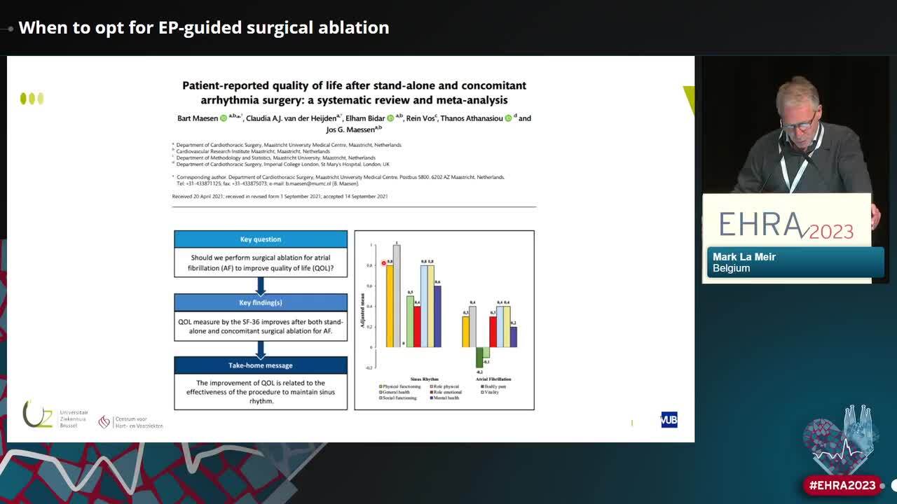 When to opt for EP-guided surgical ablation