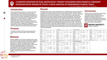 A shorter duration of dual-antiplatelet therapy following percutaneous coronary intervention by region of study: a meta-analysis of randomized clinical trials 