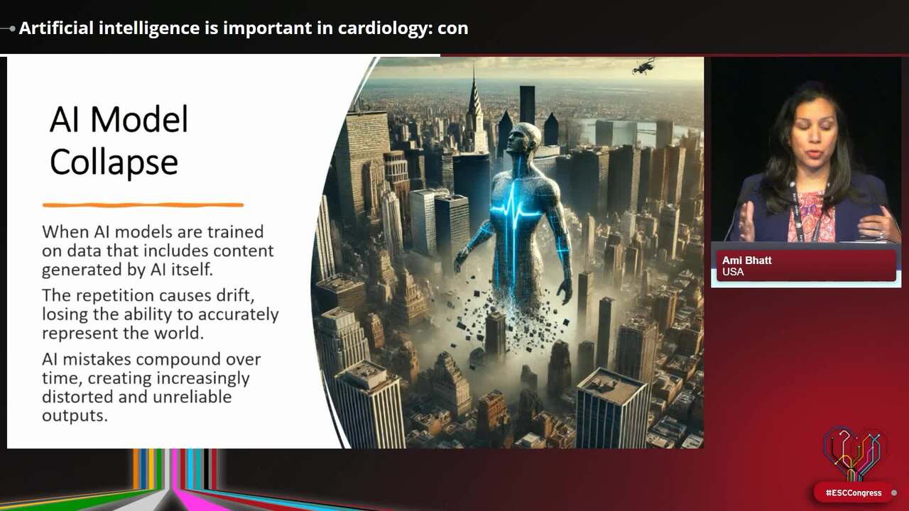 Artificial intelligence is important in cardiology: con
