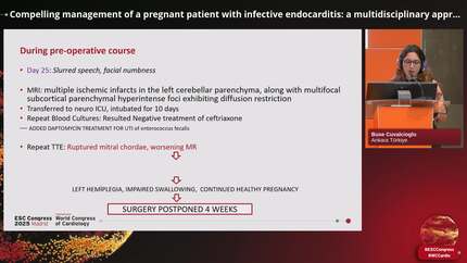 Compelling management of a pregnant patient with infective endocarditis:  a multidisciplinary approach