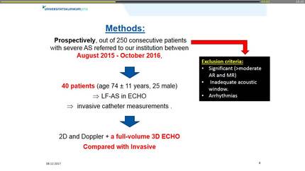 Applying 3D echocardiography derived stroke volume for quantification of aortic valve area in low-flow aortic stenosis: The superiority of a hybrid approach.