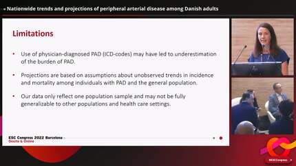 Nationwide trends and projections of peripheral arterial disease among Danish adults