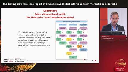 The ticking clot: rare case report of embolic myocardial infarction from marantic endocarditis