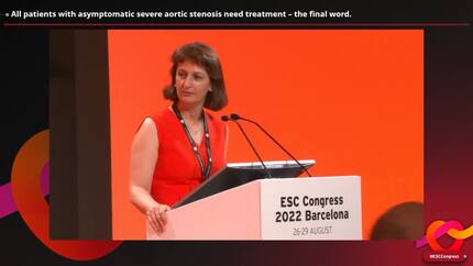 Great Debate: all patients with asymptomatic severe aortic stenosis need treatment