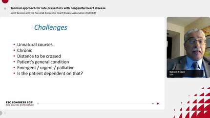 Tailored approach for late presenters with congenital heart disease