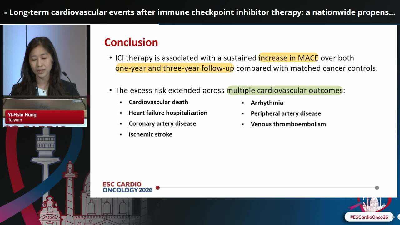 Long-term cardiovascular events after immune checkpoint inhibitor therapy: a nationwide propensity-matched cohort study