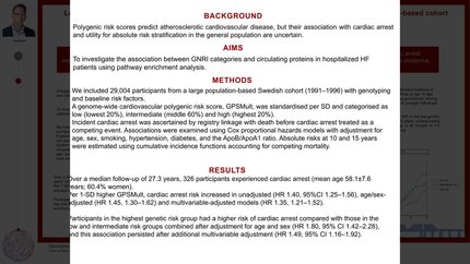Long-term risk of cardiac arrest according to a cardiovascular polygenic risk score in a population-based cohort