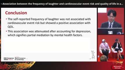 Association between the frequency of laughter and cardiovascular event risk and quality of life in asymptomatic patients attending a cardiology outpatient clinic