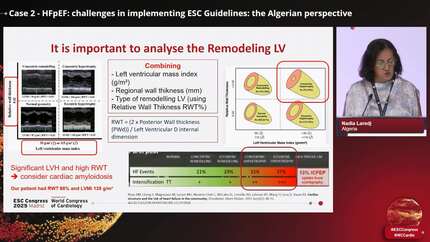 Case 2 - HFpEF: challenges in implementing ESC Guidelines: the Algerian perspective
