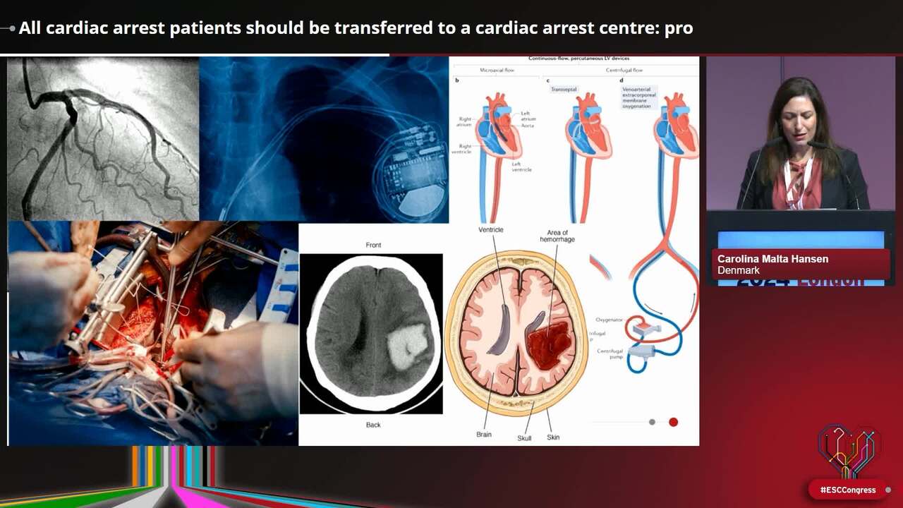 All cardiac arrest patients should be transferred to a cardiac arrest centre: pro