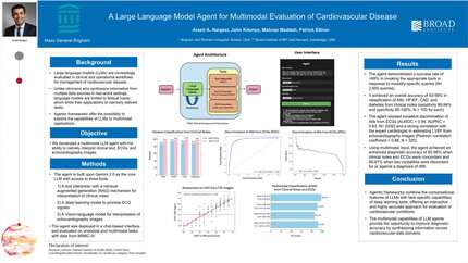 A large language model agent for multimodal evaluation of cardiovascular disease