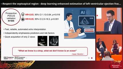Respect the septoapical region - deep learning enhanced estimation of left ventricular ejection fraction: application in transthoracic and point-of-care echocardiography