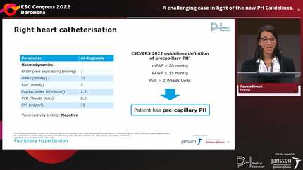 A challenging case in light of the new PH Guidelines.