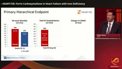 HEART-FID: Ferric Carboxymaltose in Heart Failure with Iron Deficiency