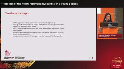 Flare-ups of the heart: recurrent myocarditis in a young patient