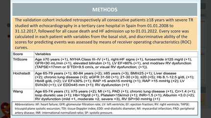 An external validation of prognostic scores for patients with severe tricuspid regurgitation