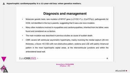 Hypertrophic cardiomyopathy in a 11-year-old boy: when genetics matters.