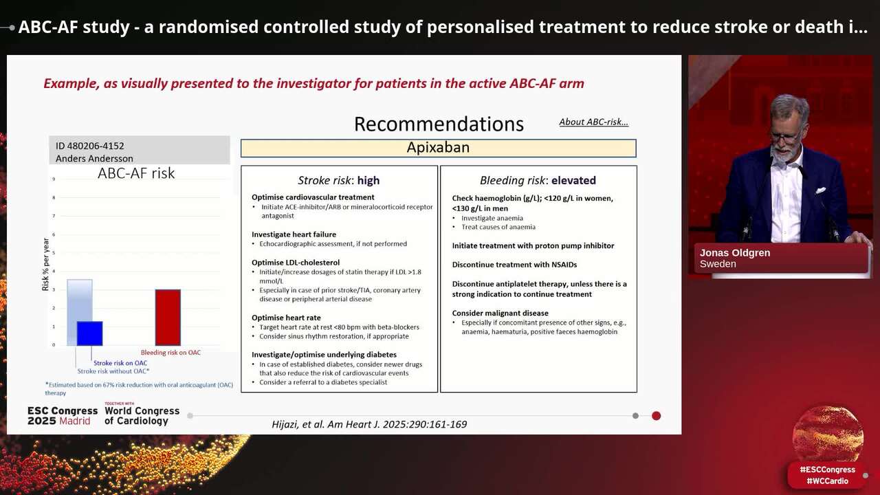 ABC-AF study - a randomised controlled study of personalised treatment to reduce stroke or death in atrial fibrillation