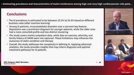 Estimating prevalence and characteristics of statin intolerance among high and very high cardiovascular risk patients in Germany between 2017-2020