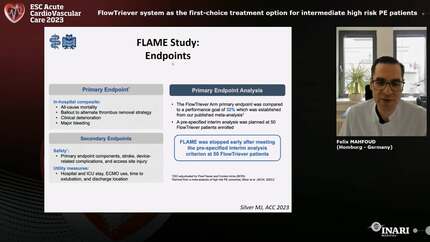 Achieving an immediate impact in the treatment of acute pulmonary embolism with a lytic-free approach
