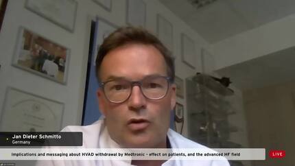 Implications and messaging about HVAD withdrawal by Medtronic - effect on patients, and the advanced HF field