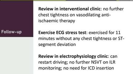 Coronary artery spasm induced ventricular tachyarrhythmia