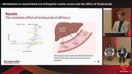 Metabolism in resuscitated out-of-hospital cardiac arrest and the effect of Tozilizumab