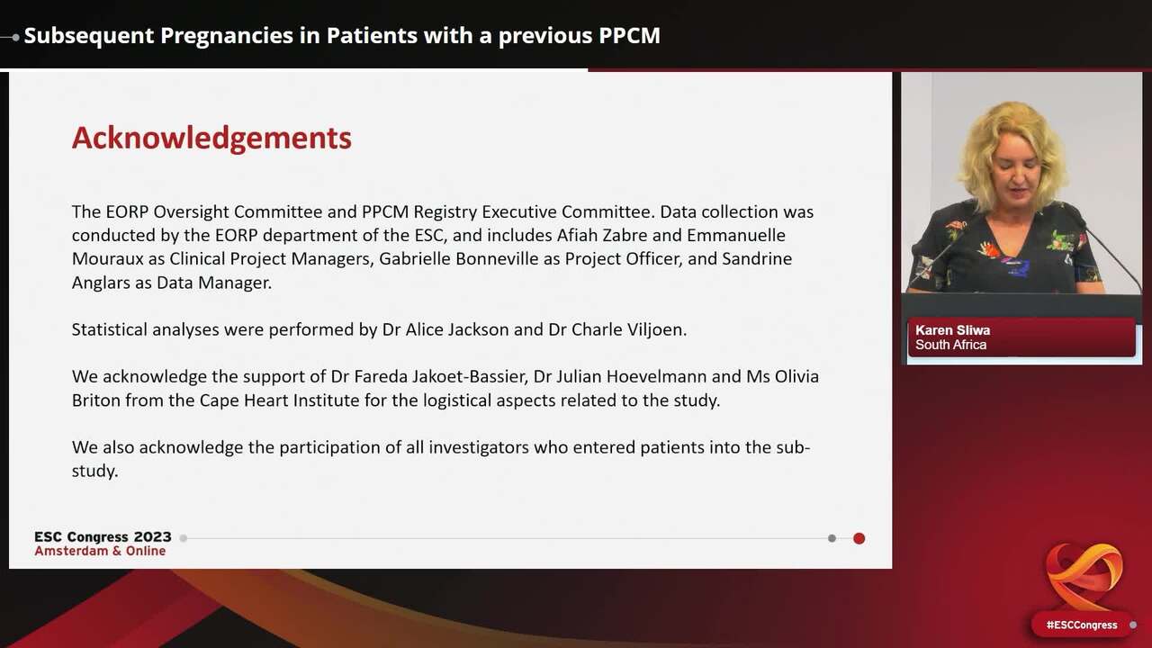 Subsequent Pregnancies in Patients with a previous PPCM