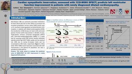 Cardiac sympathetic innervation, assessed with 123I-MIBG SPECT, predicts left ventricular function improvement in patients with newly diagnosed dilated cardiomyopathy