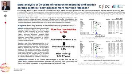 Meta-analysis of 20 years of research on mortality and sudden cardiac death in Fabry disease: more fear than fatalities?