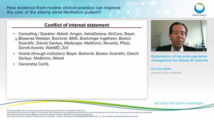 How evidence from routine clinical practice can improve the care of the elderly atrial fibrillation patient?