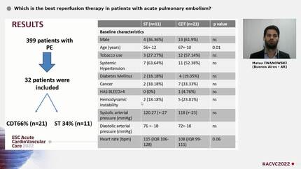 Which is the best reperfusion therapy in patients with acute pulmonary embolism?