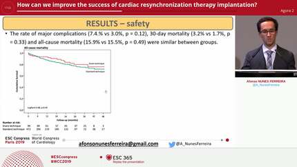 How can we improve the success of cardiac resynchronization therapy implantation?